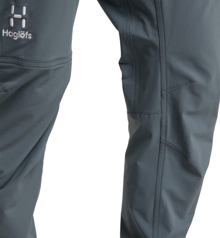 Morän Softshell Slim Pant Men Steel Blue