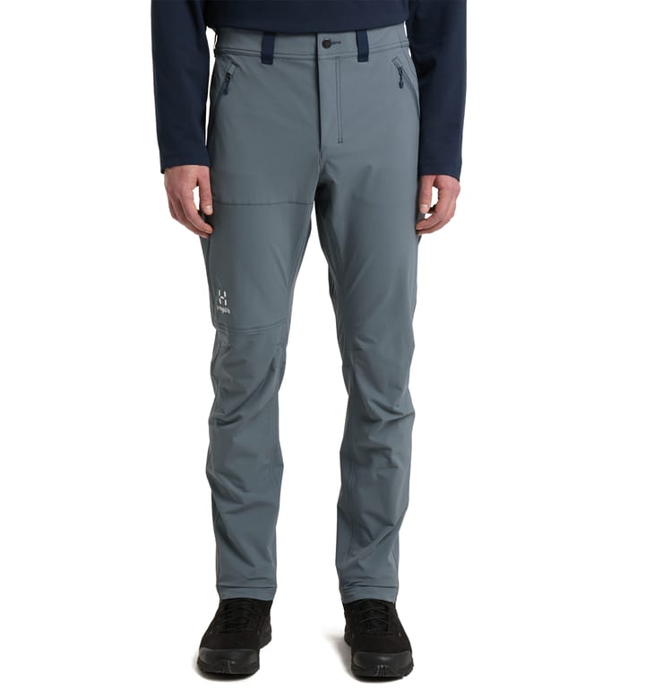 Morän Softshell Slim Pant Men Steel Blue