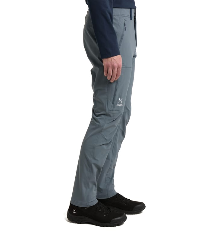 Morän Softshell Slim Pant Men Steel Blue