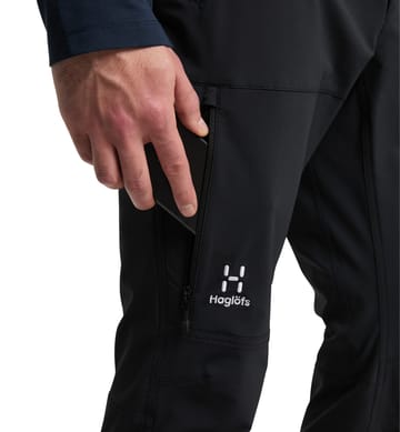 Morän Softshell Slim Pant Men True Black