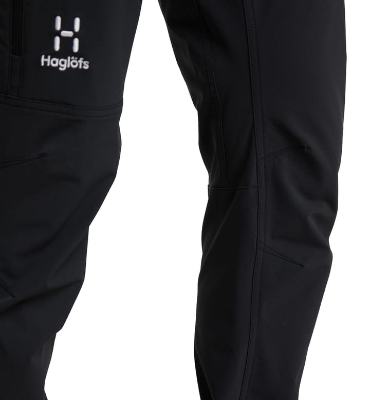 Morän Softshell Slim Pant Men True Black