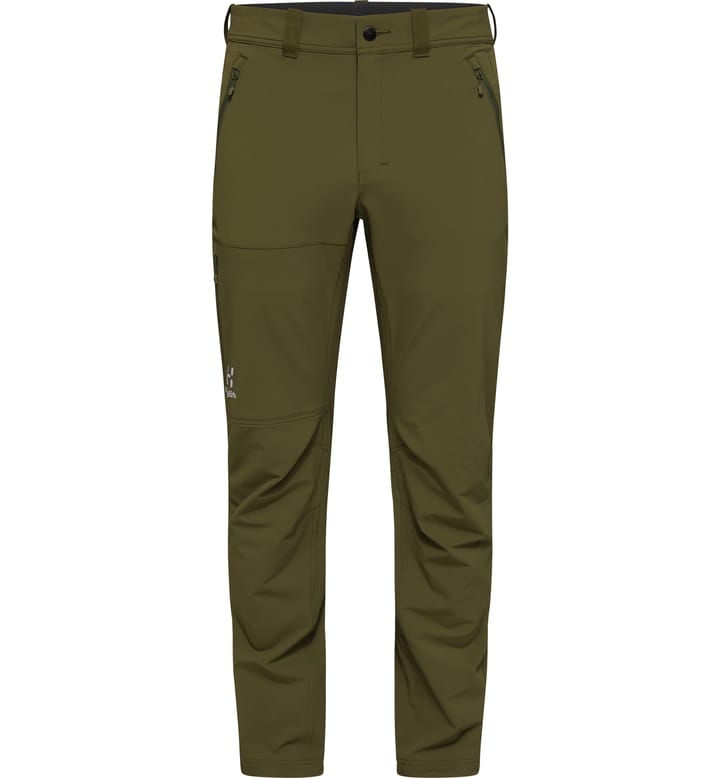 Morän Softshell Slim Pant Men Olive Green