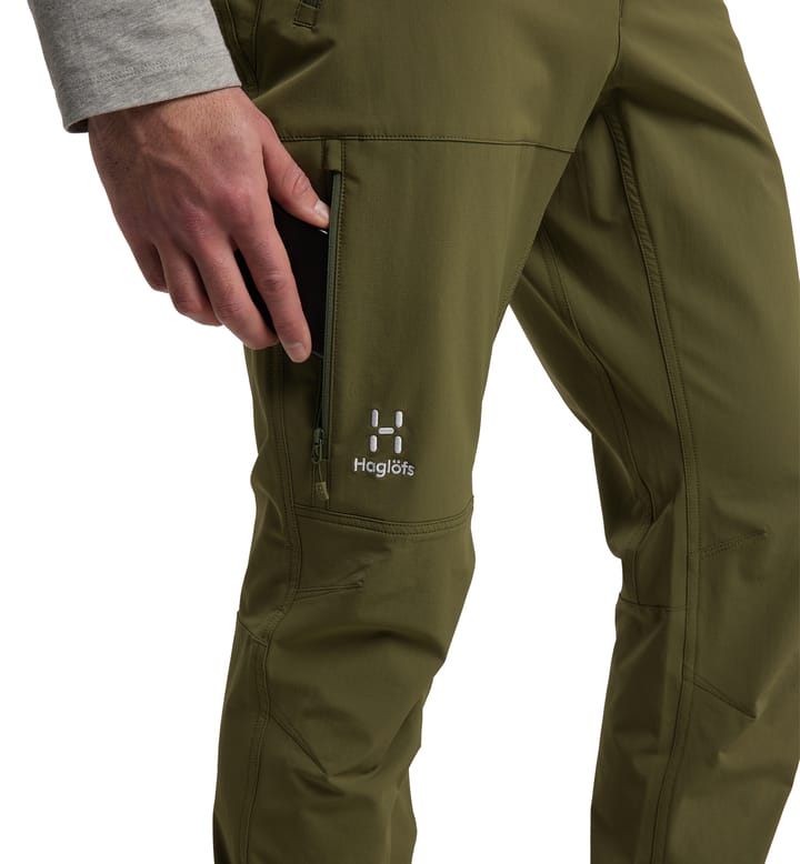 Morän Softshell Slim Pant Men Olive Green Morän Softshell Slim Pant Men Olive Green