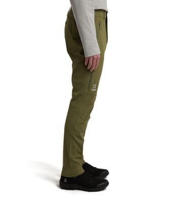 Morän Softshell Slim Pant Men Olive Green