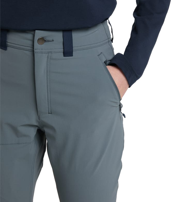 Morän Softshell Slim Pant Women Steel Blue