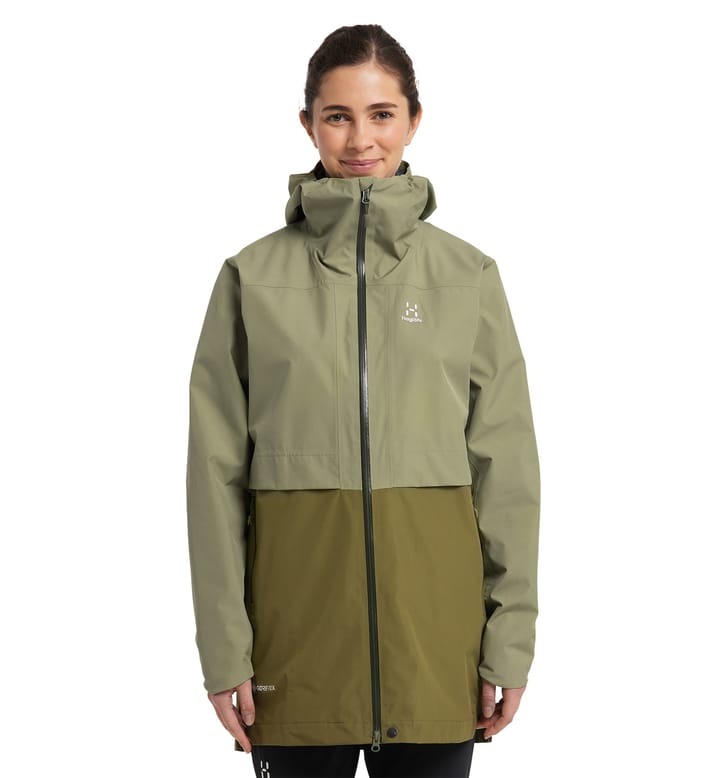 Wilda GTX Parka Women Thyme green/Olive green