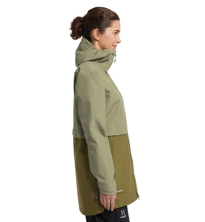 Wilda GTX Parka Women Thyme green/Olive green