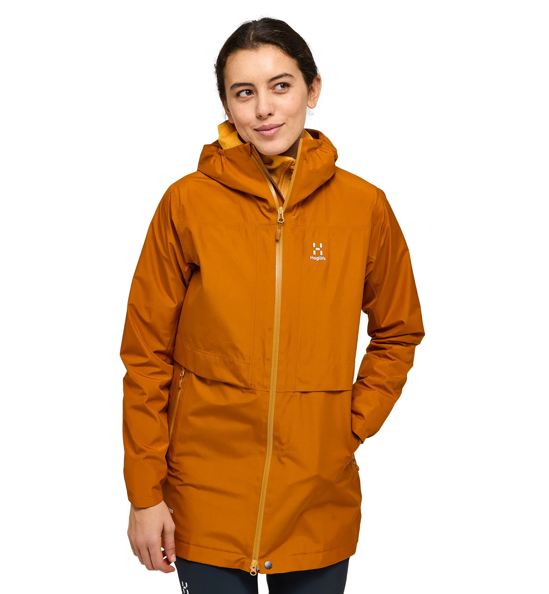 Wilda GTX Parka Women Golden Brown