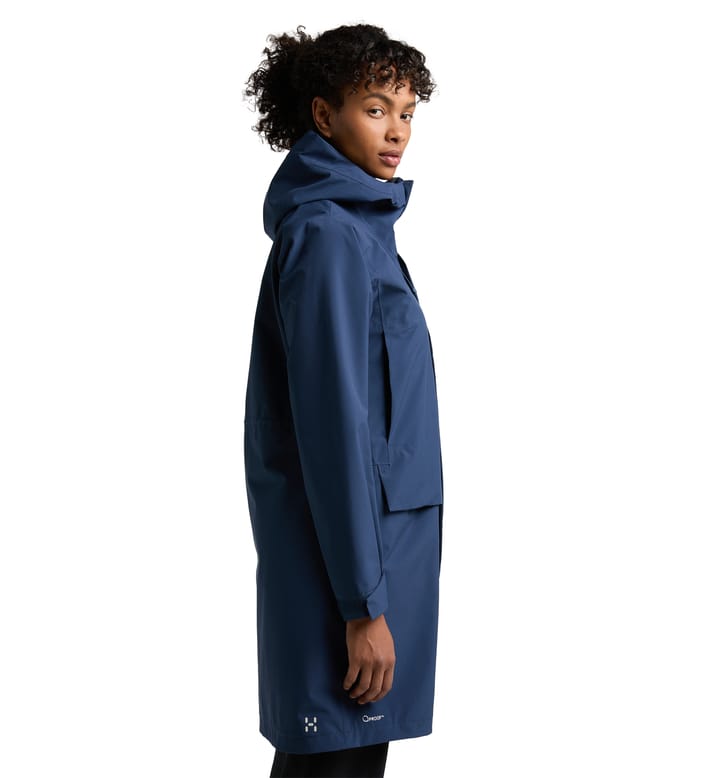 Aria Proof Parka Women Tarn Blue