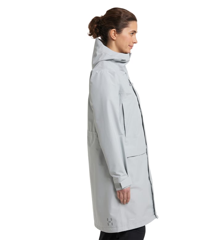 Aria Proof Parka Women Stone Grey