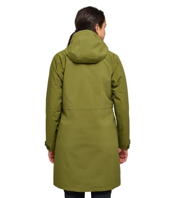 Aria Proof Parka Women Olive Green