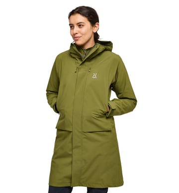 Aria Proof Parka Women Olive Green