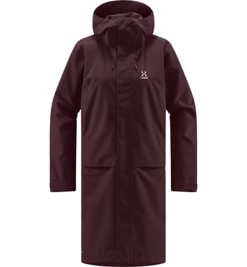 Aria Proof Parka Women Burgundy Brown