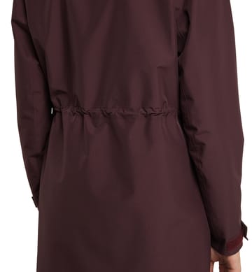 Aria Proof Parka Women Burgundy Brown