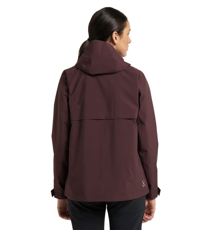 Aria Proof Jacket Women Burgundy Brown