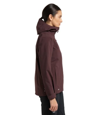 Aria Proof Jacket Women Burgundy Brown