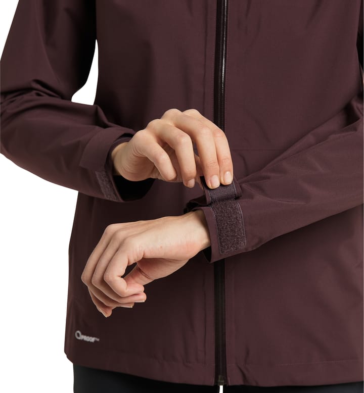 Aria Proof Jacket Women Burgundy Brown