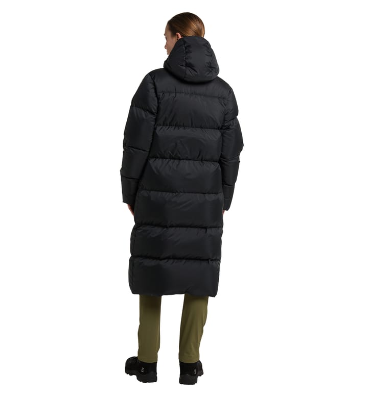 Long Down Parka Women True Black