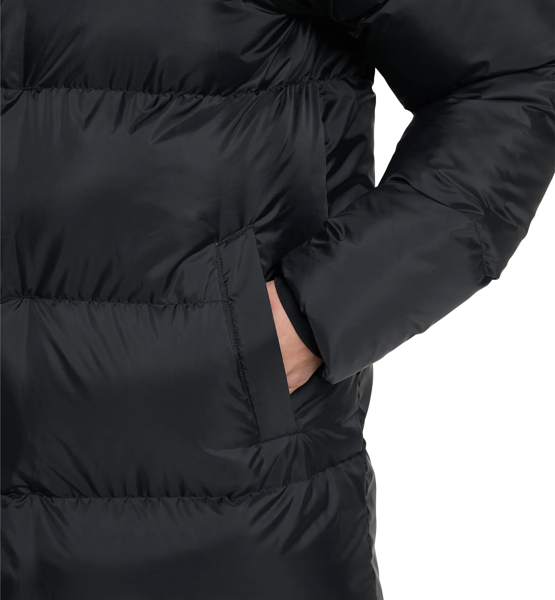 Long Down Parka Women True Black