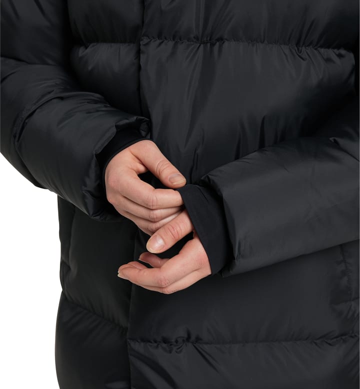 Long Down Parka Women True Black