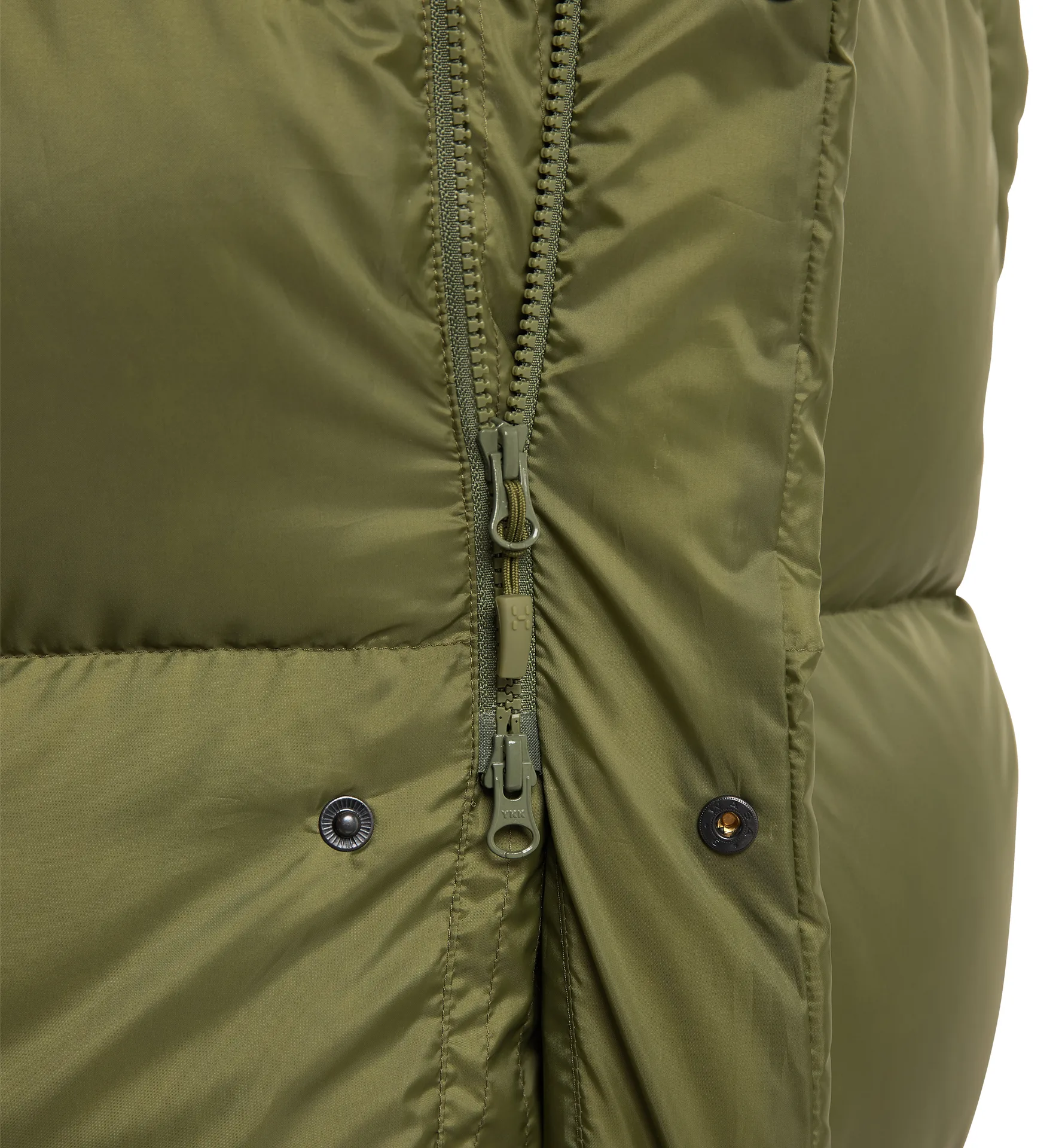 Long Down Parka Women Olive Green