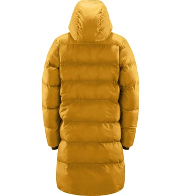 Long Mimic Parka Women Autumn Leaves