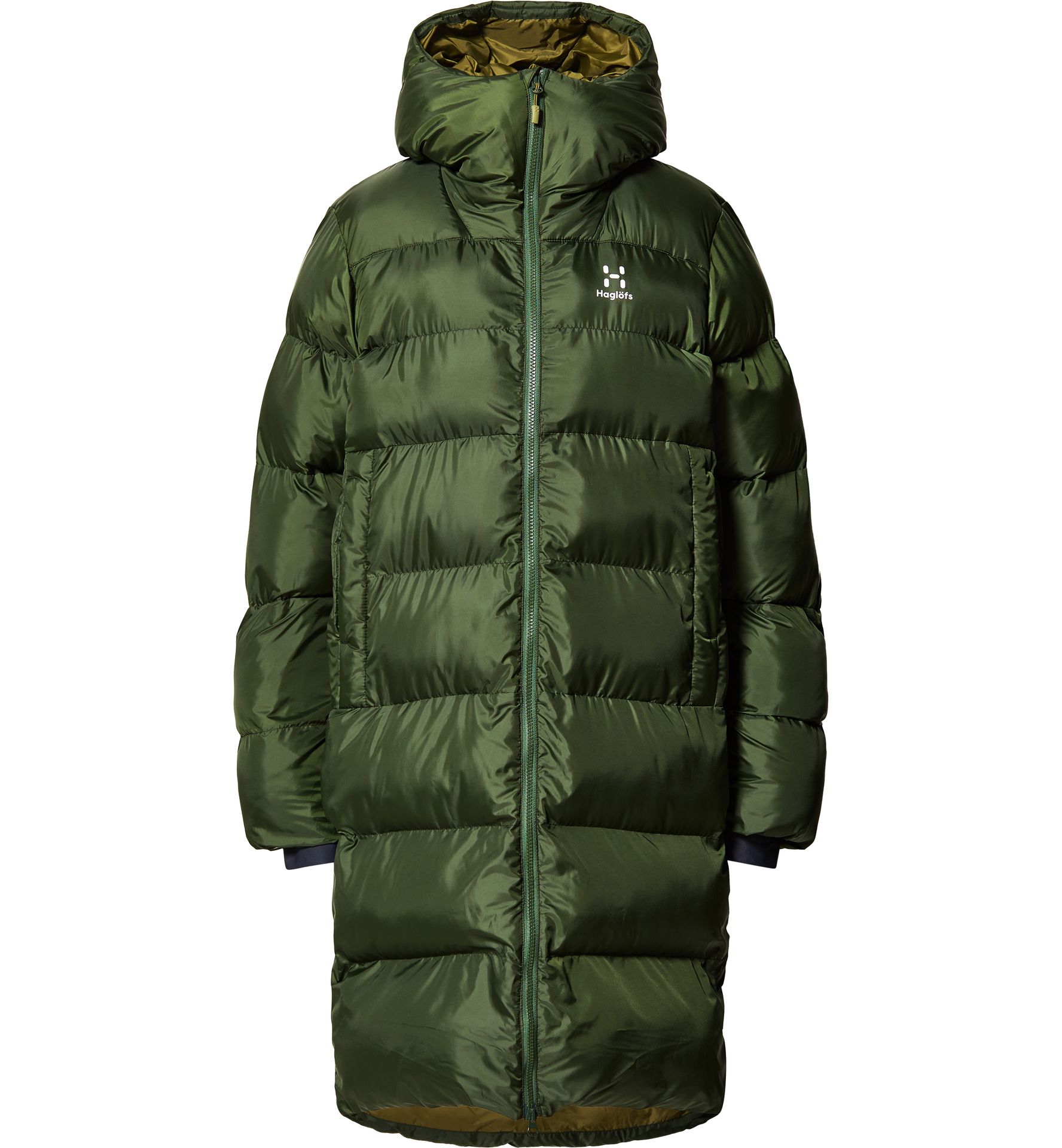 Long Mimic Parka Women Seaweed Green
