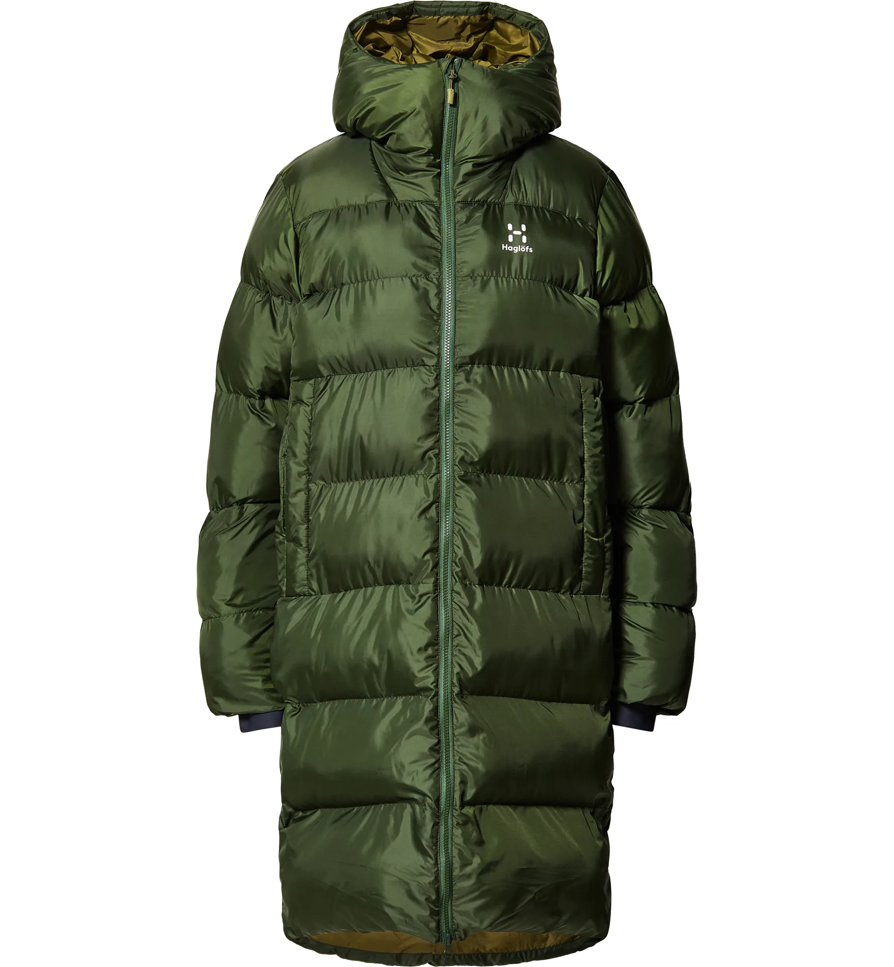 Long Mimic Parka Women Seaweed Green