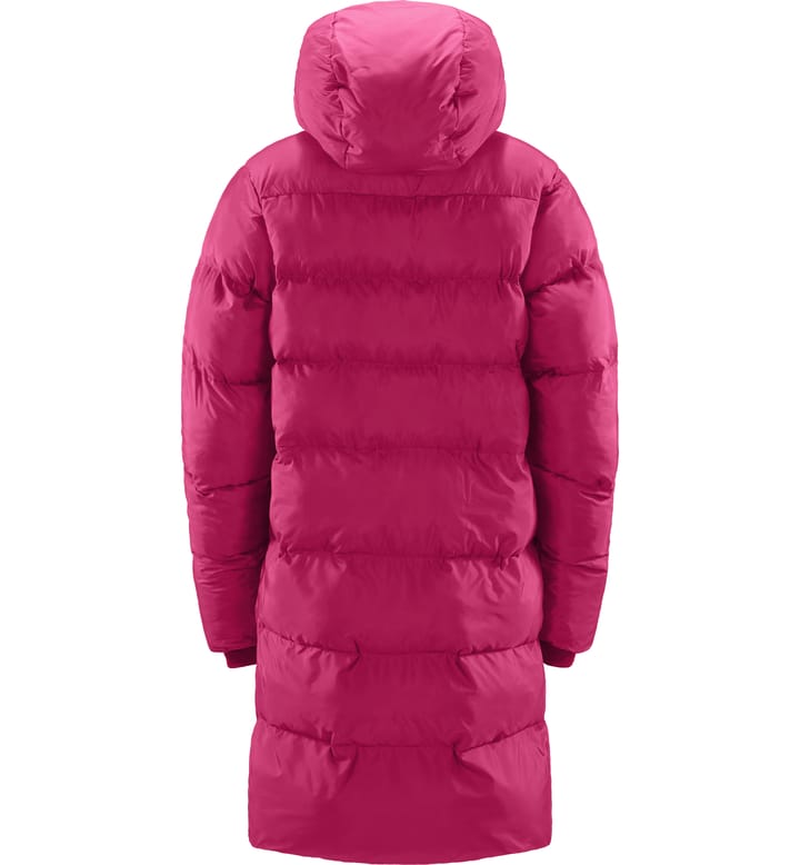 Long Mimic Parka Women Deep Pink