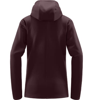 Willow Mid Hood Women Burgundy Brown