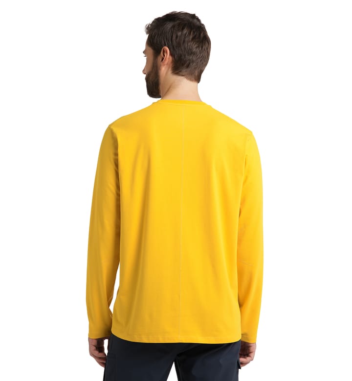 Curious Long Sleeve Men Pumpkin Yellow