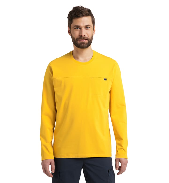 Curious Long Sleeve Men Pumpkin Yellow