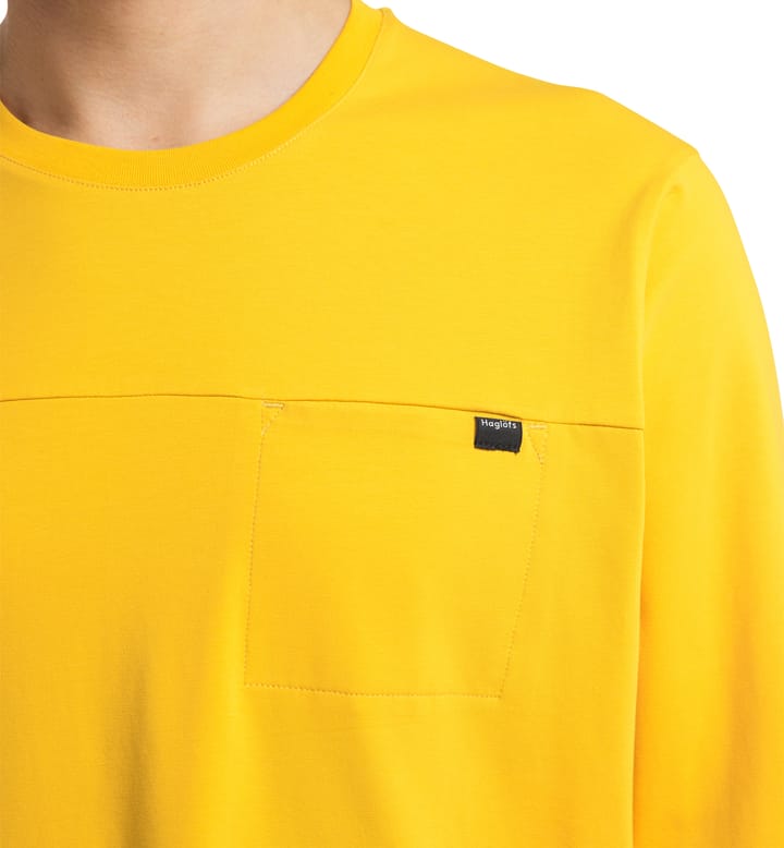 Curious Long Sleeve Men Pumpkin Yellow