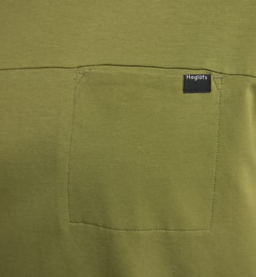 Curious Long Sleeve Tee Men Olive Green