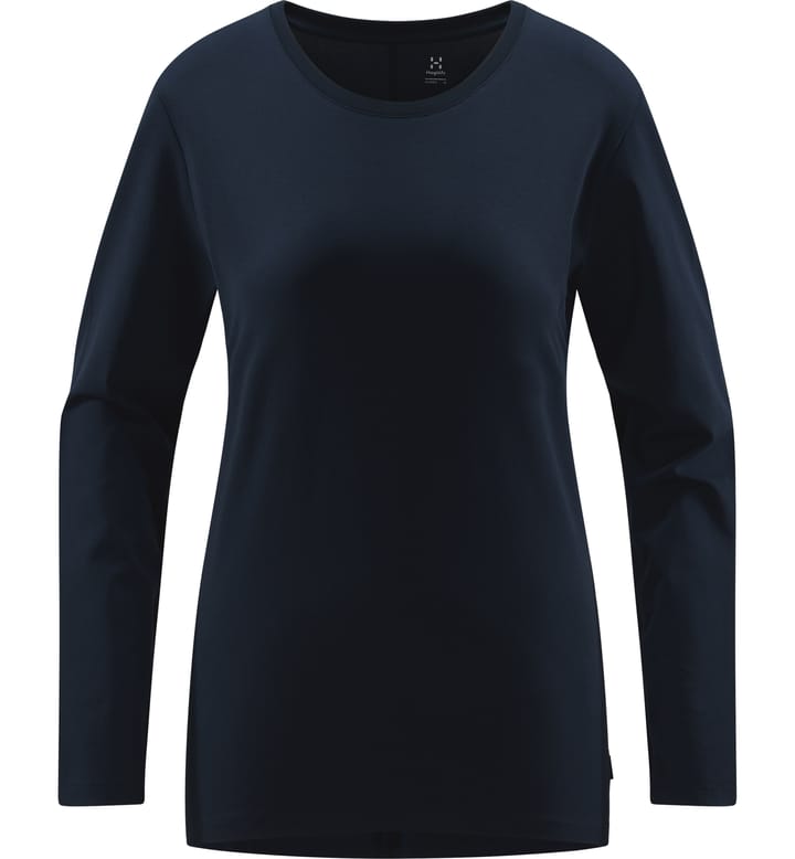 Curious Long Sleeve Tee Women Tarn Blue