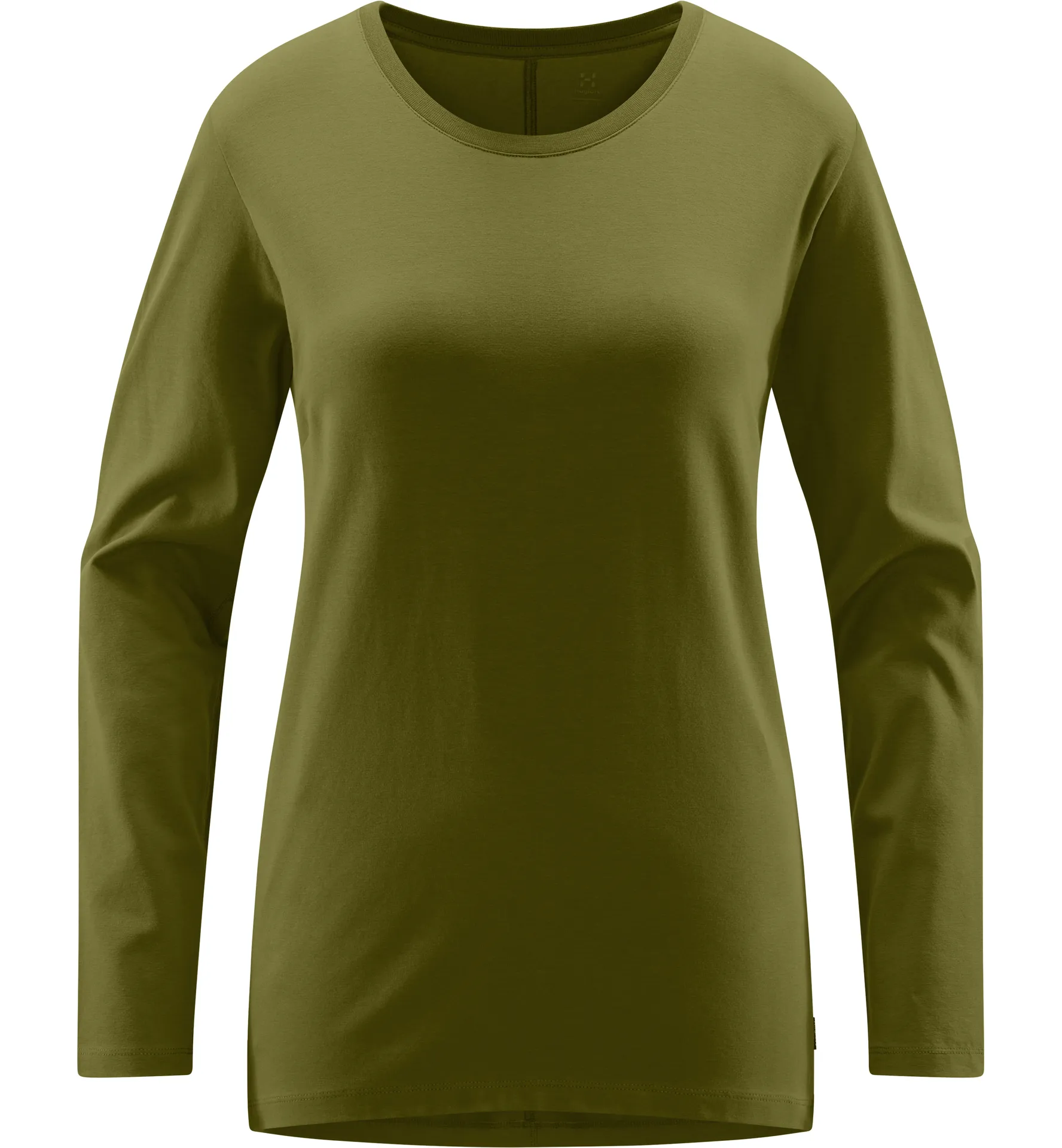 Curious Long Sleeve Tee Women Olive Green