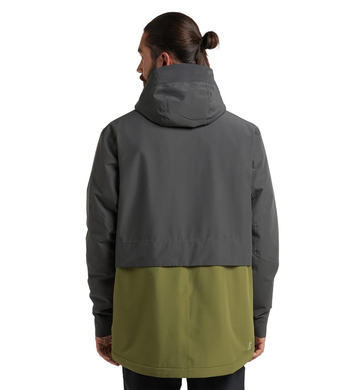 Salix Proof Mimic Parka Men Magnetite/Olive Green