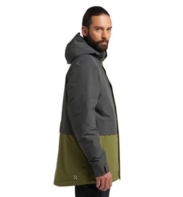 Salix Proof Mimic Parka Men Magnetite/Olive Green