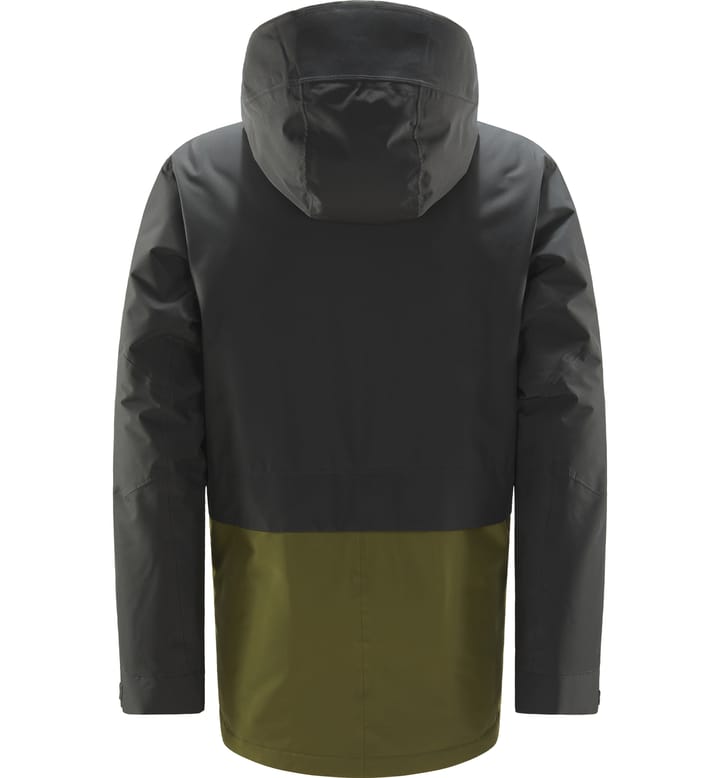 Salix Proof Mimic Parka Men Magnetite/Olive Green