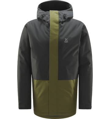 Salix Proof Mimic Parka Men Magnetite/Olive Green