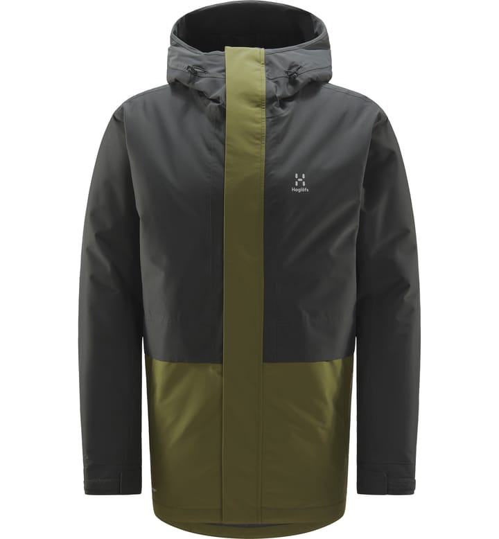 Salix Proof Mimic Parka Men Magnetite/Olive Green