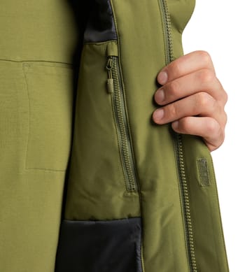 Salix Proof Mimic Parka Men Magnetite/Olive Green