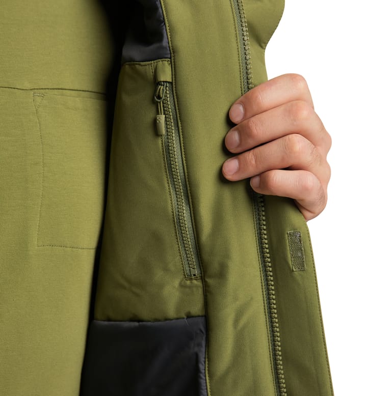 Salix Proof Mimic Parka Men Magnetite/Olive Green