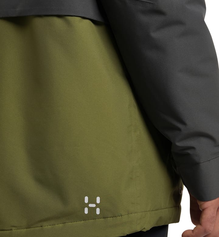 Salix Proof Mimic Parka Men Magnetite/Olive Green