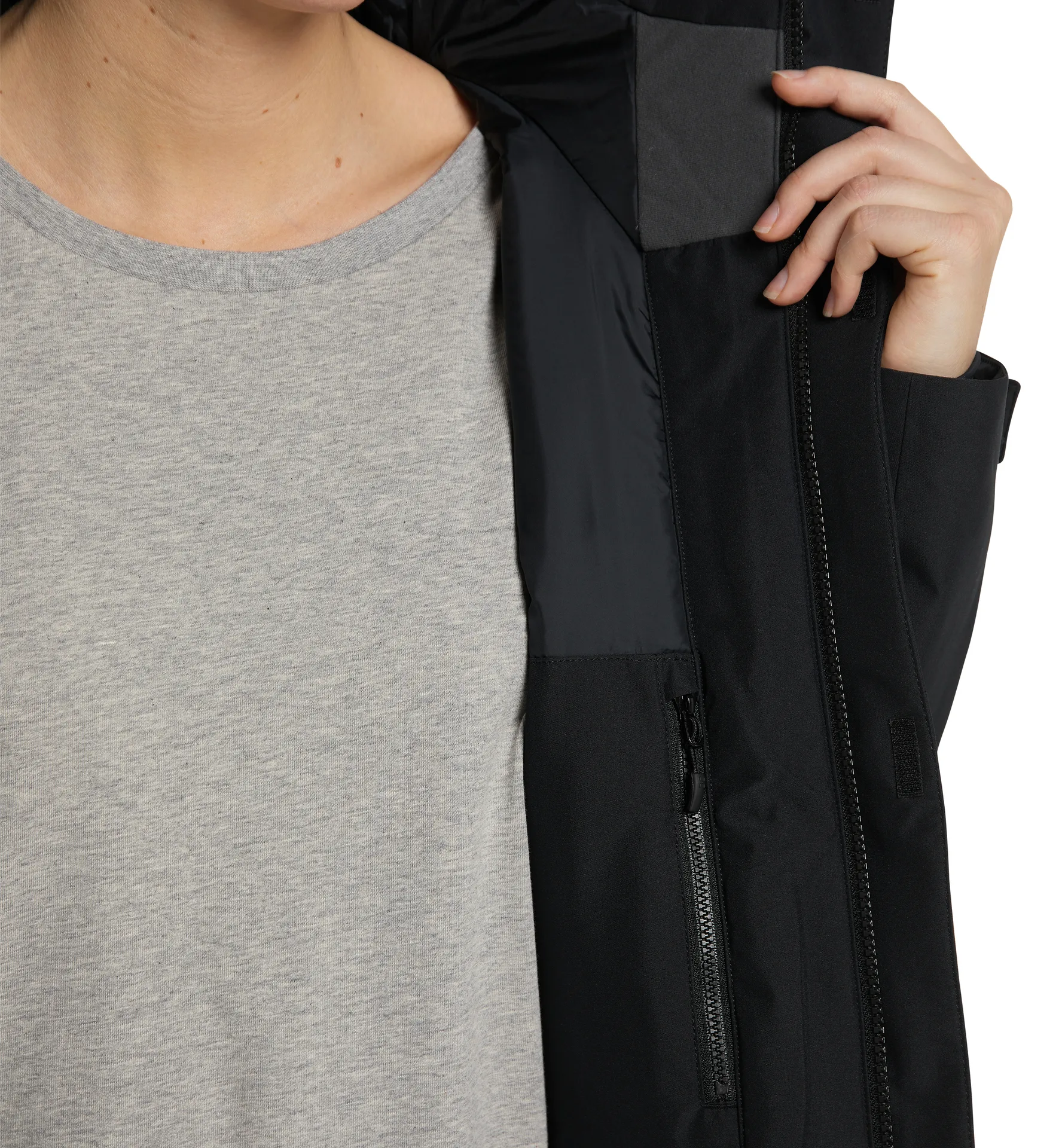 Salix Proof Mimic Parka Women True Black