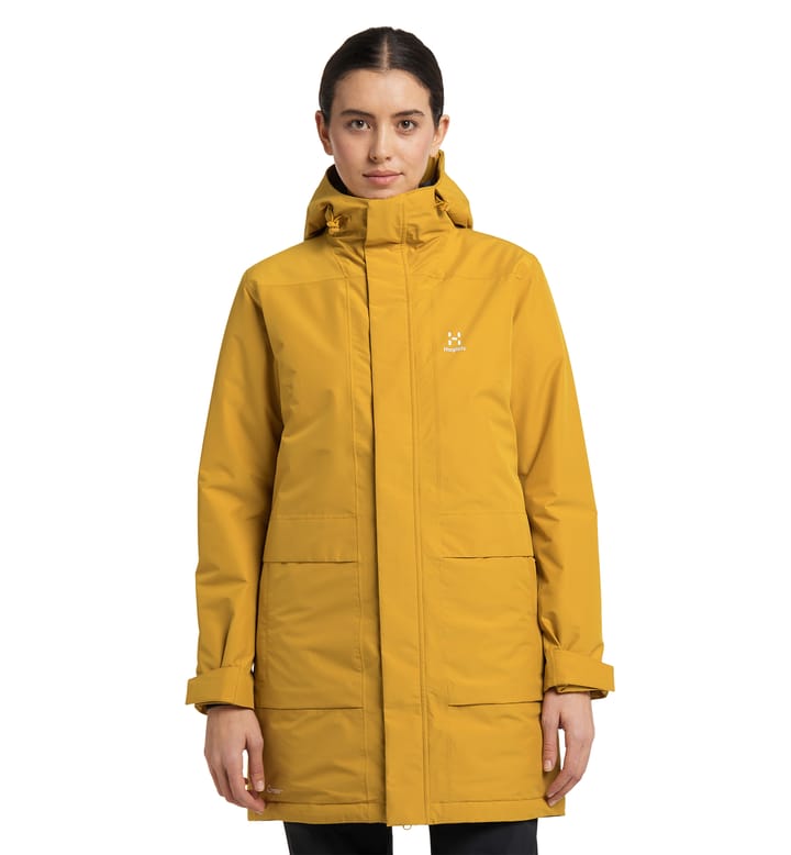 Salix Proof Mimic Parka Women Autumn Leaves