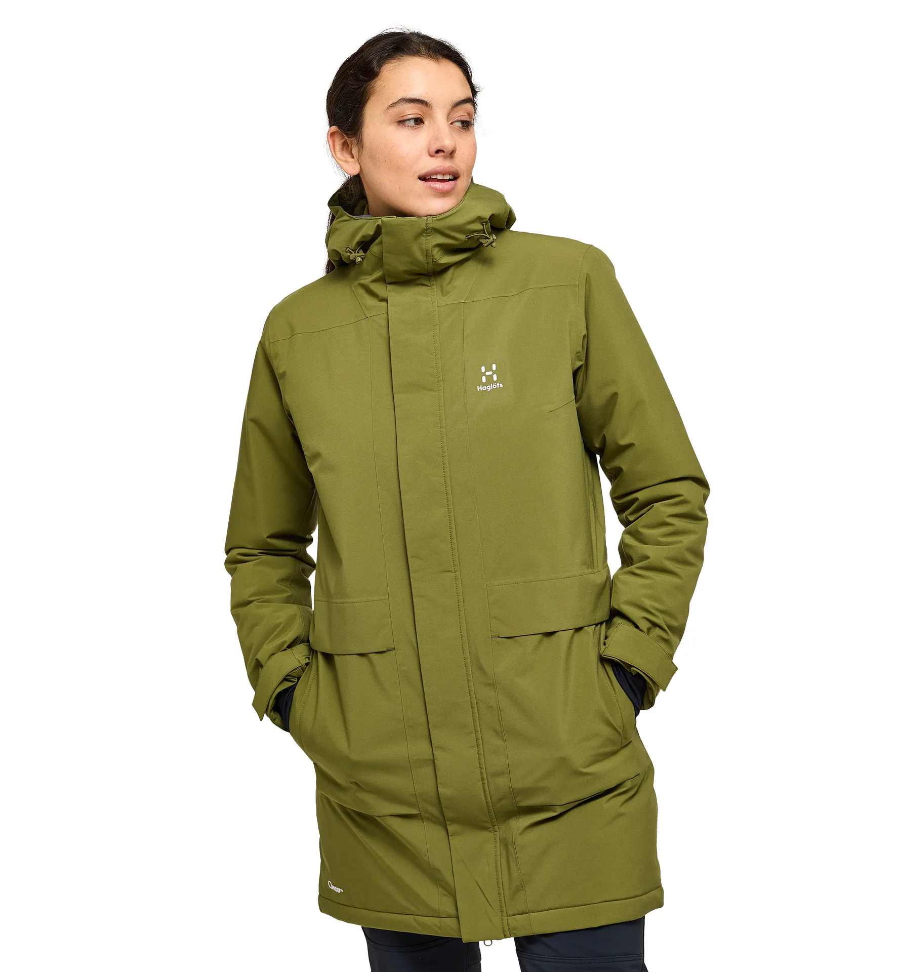 Salix Proof Mimic Parka Women Olive Green