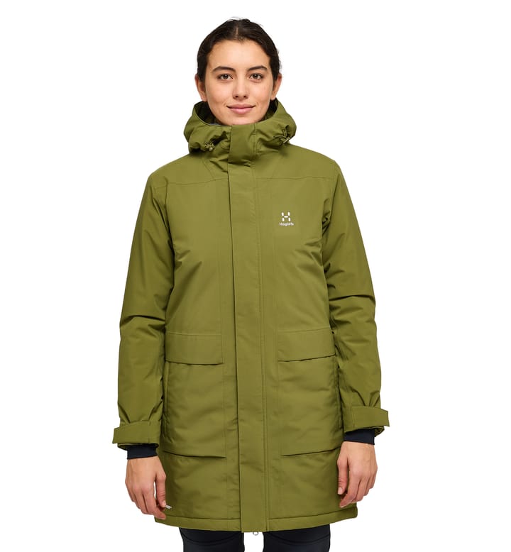 Salix Proof Mimic Parka Women Olive Green