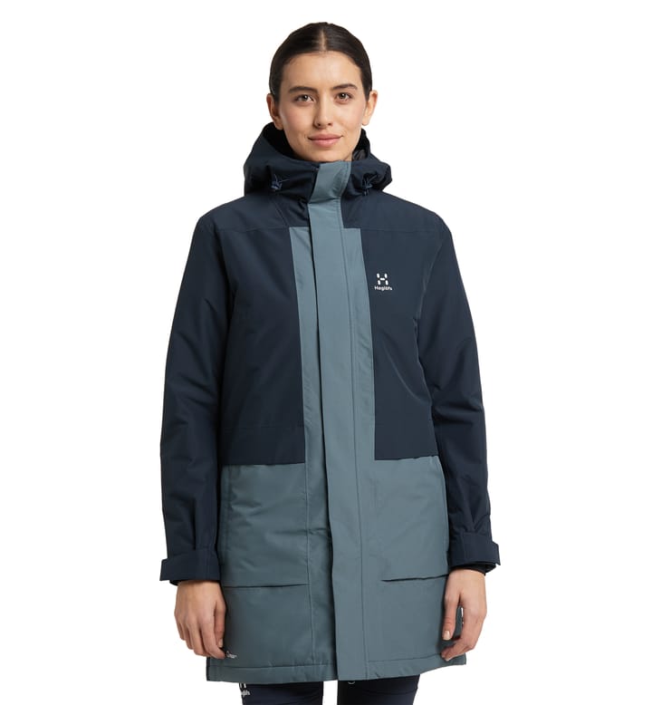 Salix Proof Mimic Parka Women Tarn blue/Steel blue