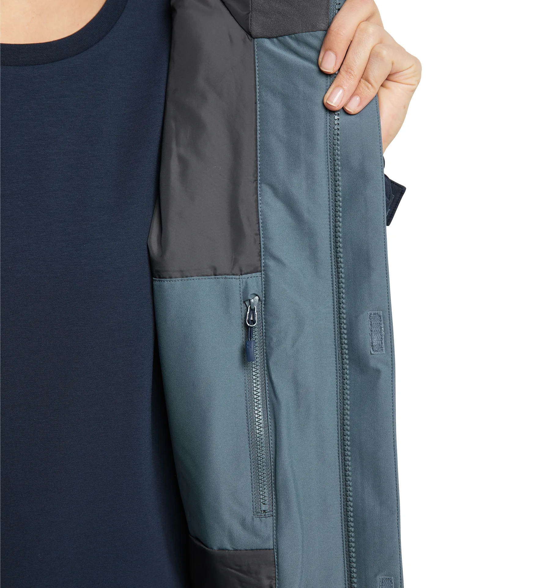 Salix Proof Mimic Parka Women Tarn blue/Steel blue